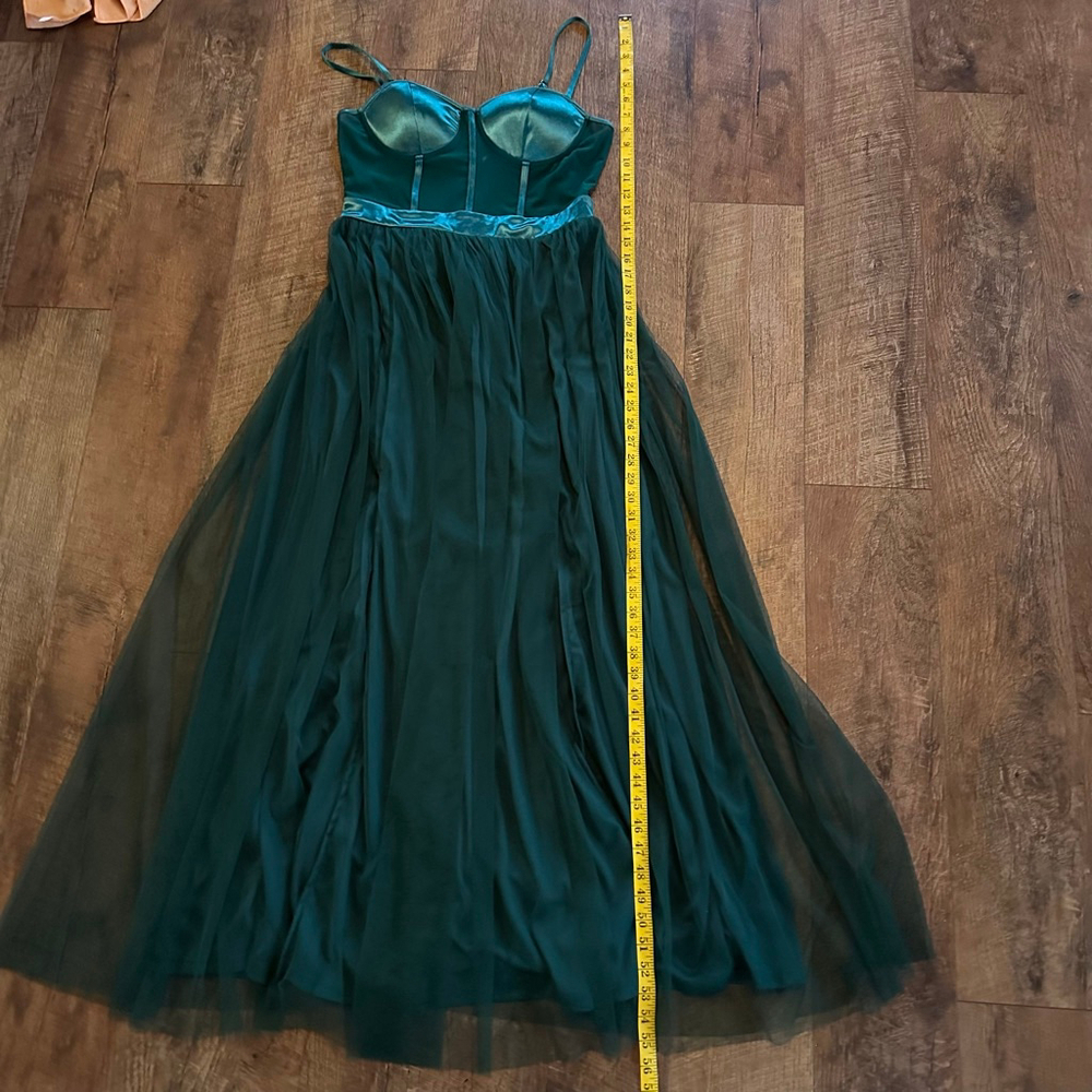 Women's Green Maxi Dress L - Picture 10 of 11